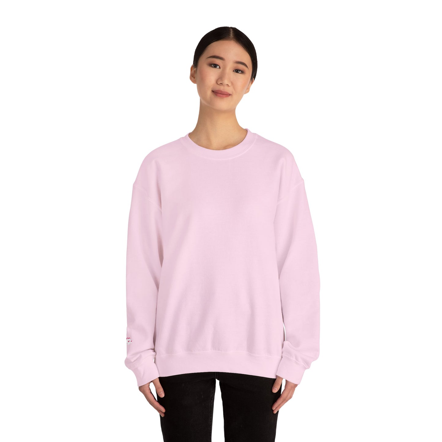pretty in pink retro sparkle oversized sweatshirt