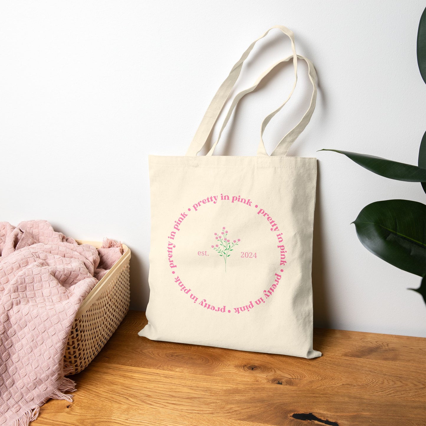 flower tote bag
