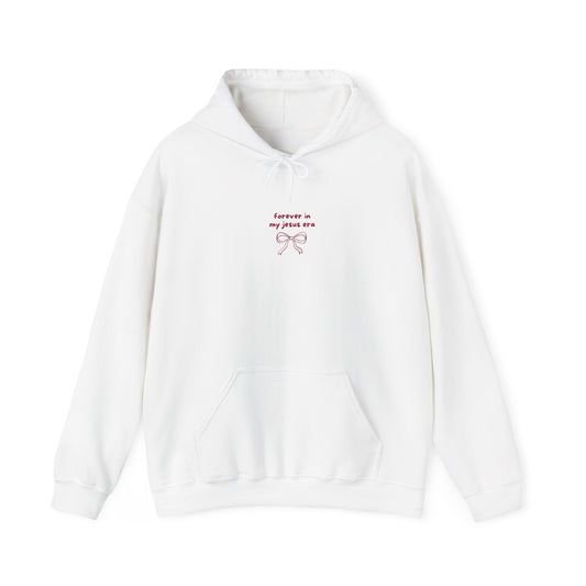 forever in my jesus era oversized embroidered hoodie