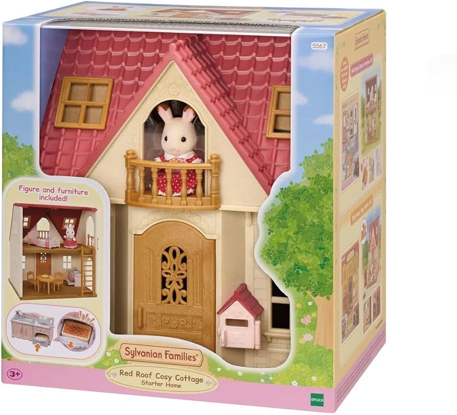 Red Roof Cosy Cottage Dollhouse