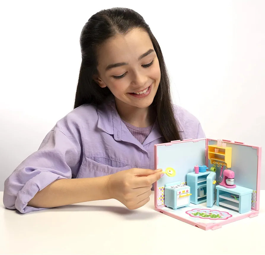 Kitchen Set | 20-Piece Modular Dollhouse Accessory Kit