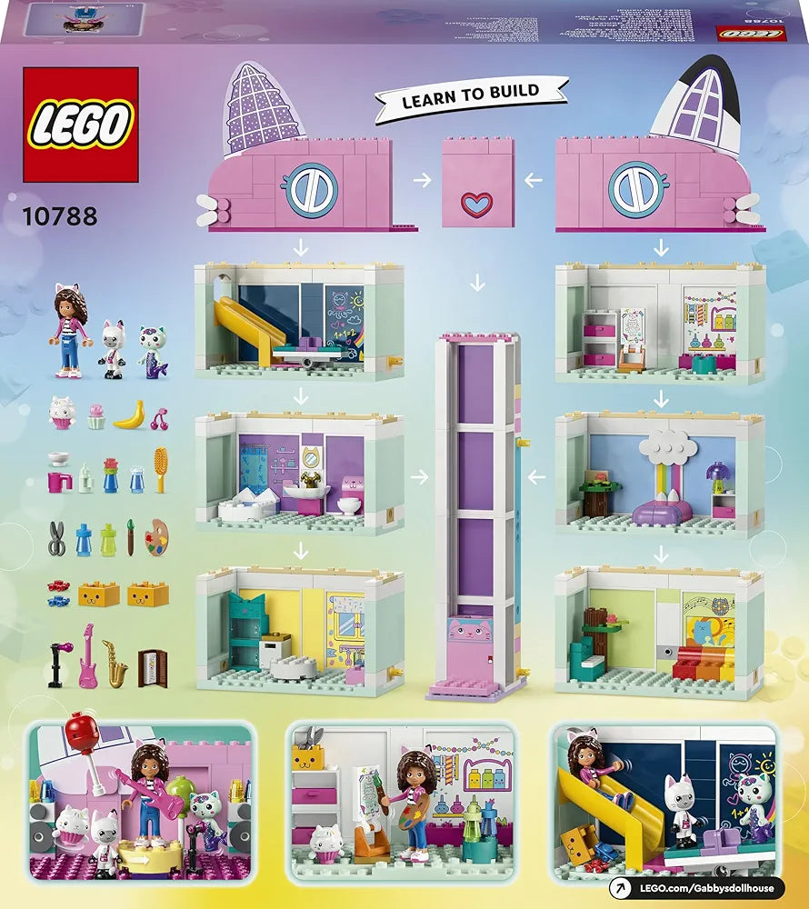Gabby's Dollhouse 4-Floor Playset