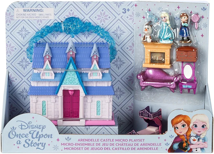 Frozen Doll House Playset with Elsa, Anna, and Olaf