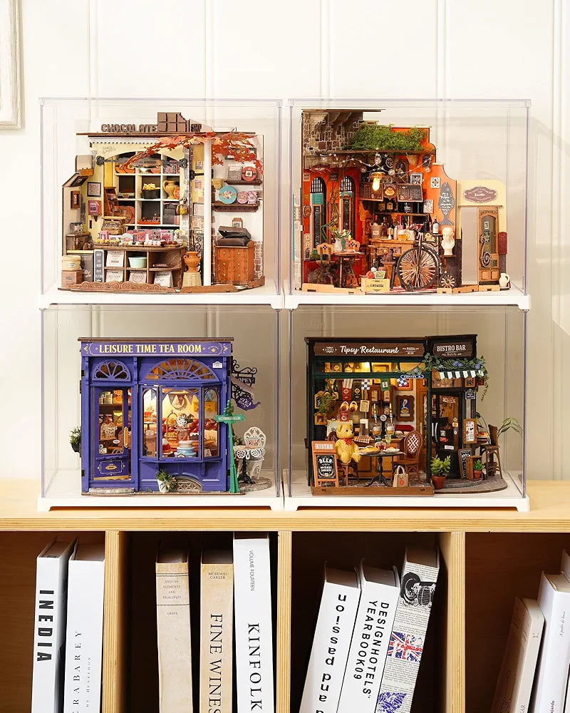 DIY Miniature Chocolate Shop 330-Piece Model Kit