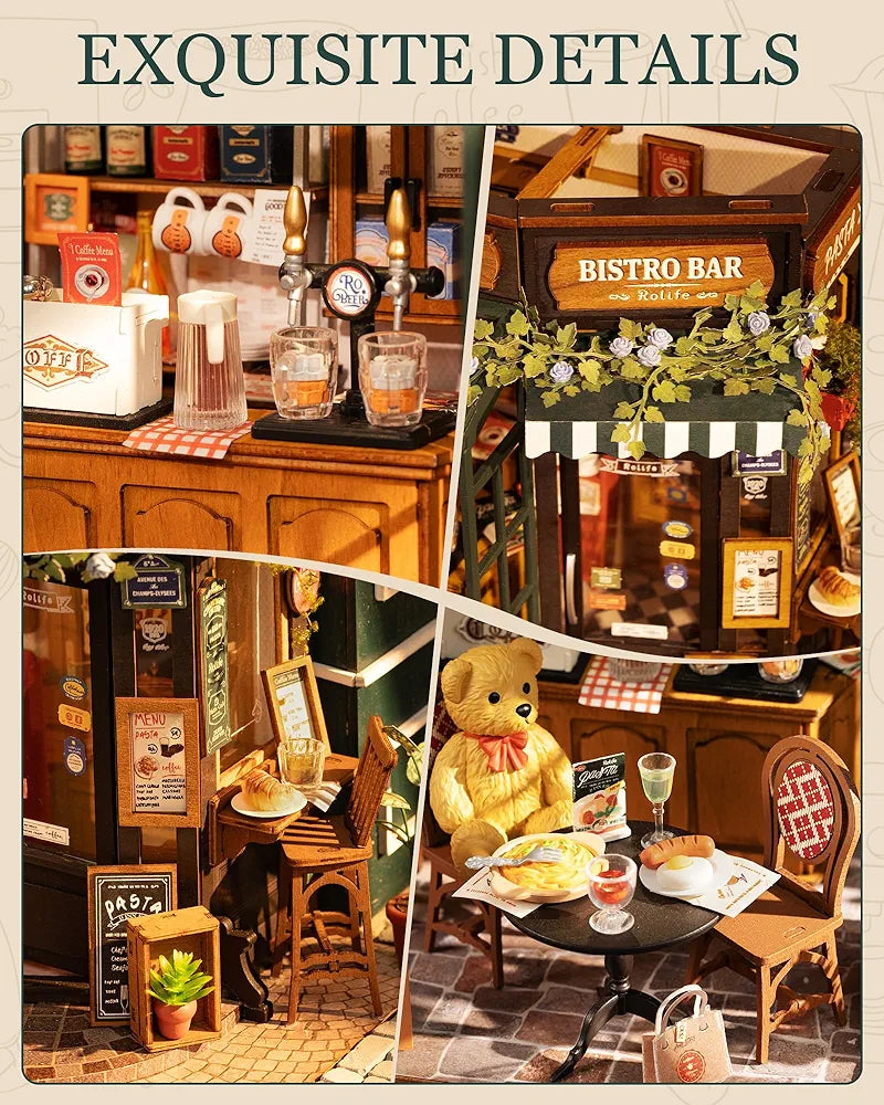 Tipsy Restaurant DIY Miniature House Kit