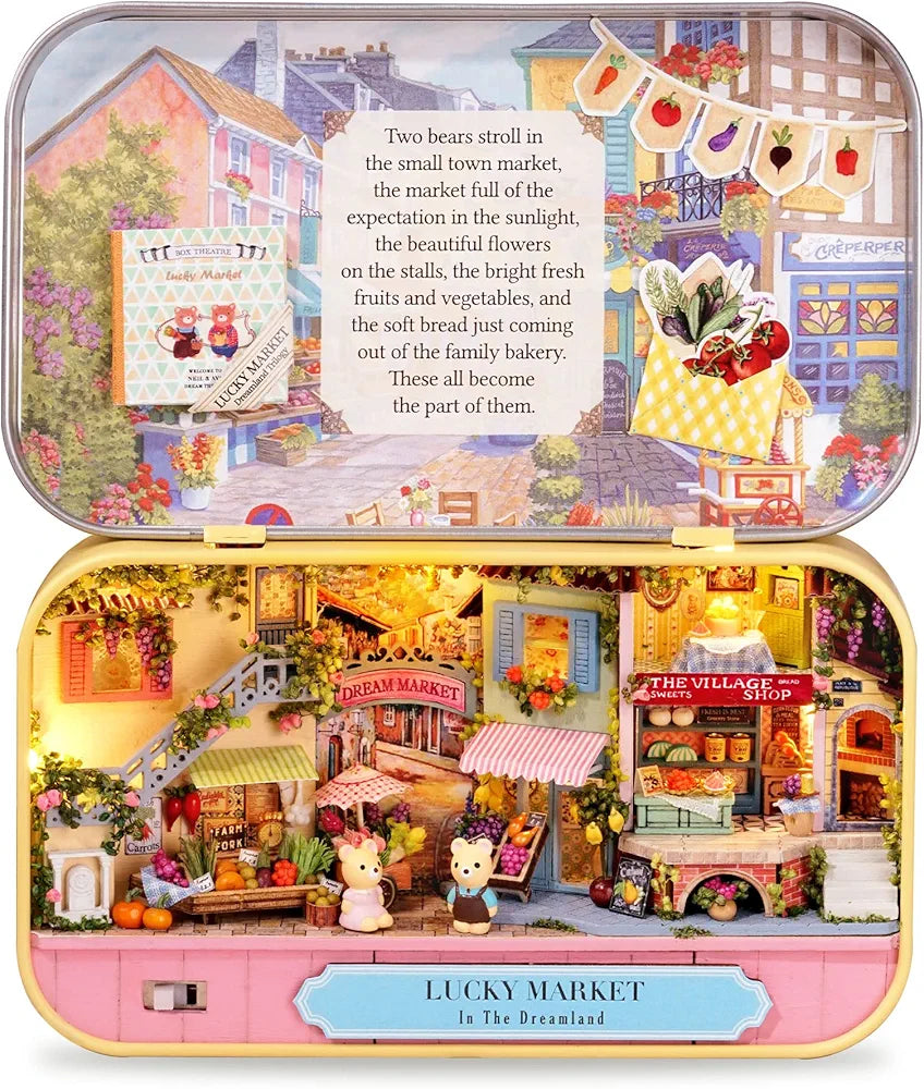 DIY Box Theatre Miniature House Kit