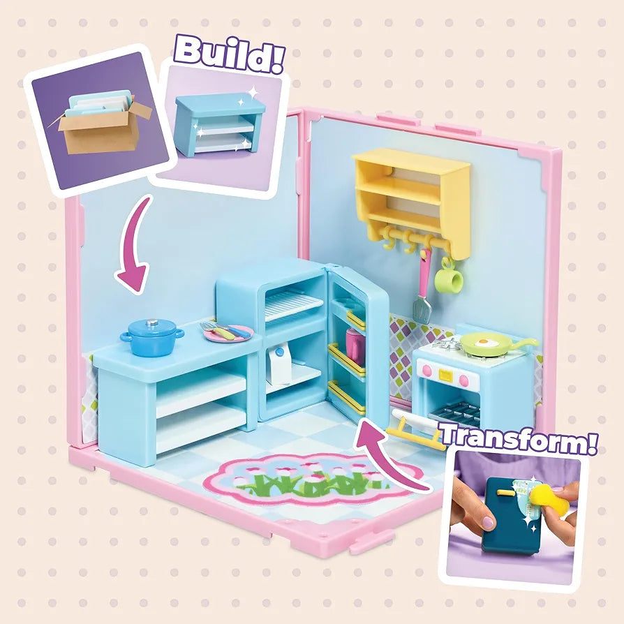 Kitchen Set | 20-Piece Modular Dollhouse Accessory Kit