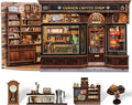 DIY Miniature Book Nook Kit with LED and Dust Cover