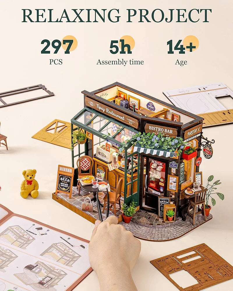 Tipsy Restaurant DIY Miniature House Kit