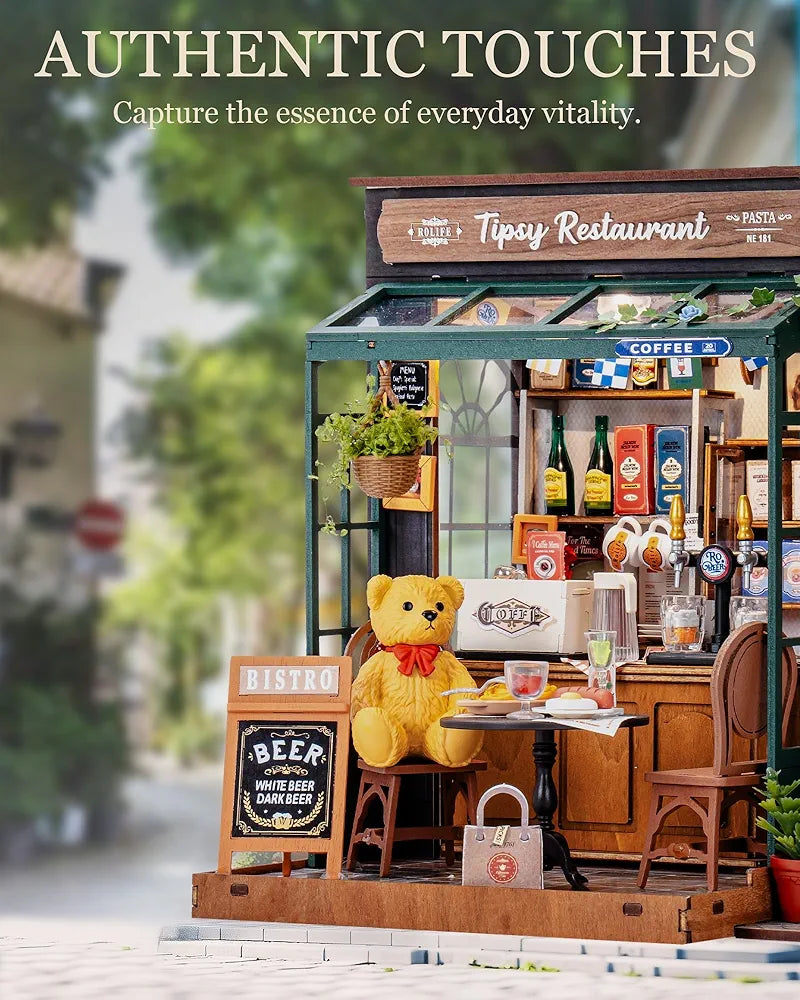 Tipsy Restaurant DIY Miniature House Kit