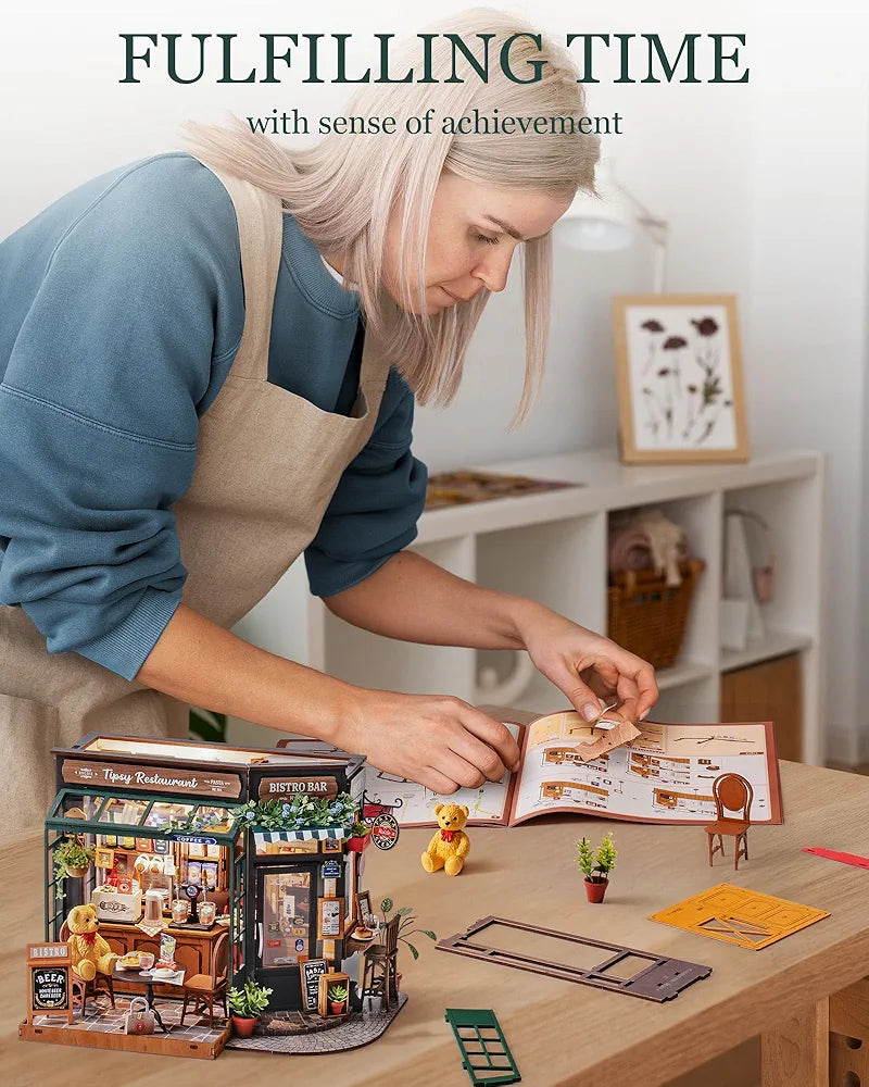 Tipsy Restaurant DIY Miniature House Kit