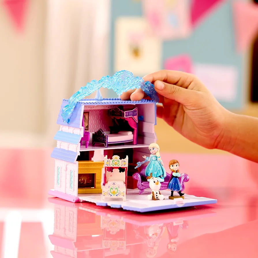 Frozen Doll House Playset with Elsa, Anna, and Olaf