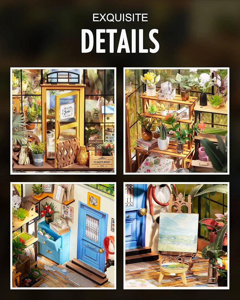 DIY Miniature Greenhouse Model Kit