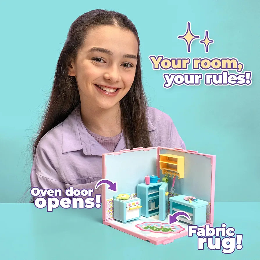 Kitchen Set | 20-Piece Modular Dollhouse Accessory Kit