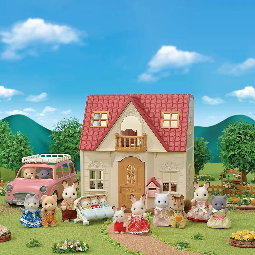 Red Roof Cosy Cottage Dollhouse